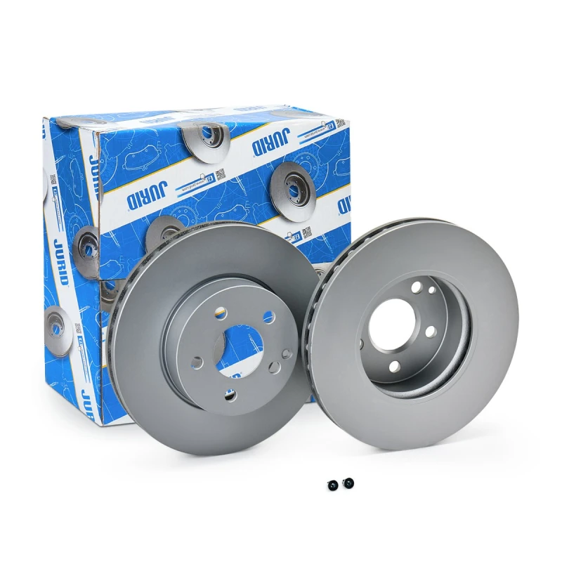 Image of JURID 562627JC Brake disc COAT+ Vented, Coated, with bolts/screws Brake Disc (82)
