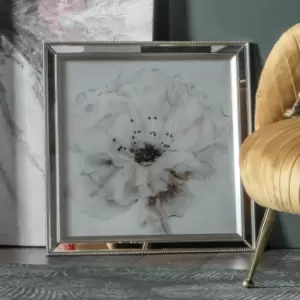 Image of Pretty Peony Framed Art White