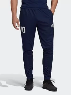 Image of adidas Messi Tiro Number 10 Training Tracksuit Bottoms, Blue Size M Men