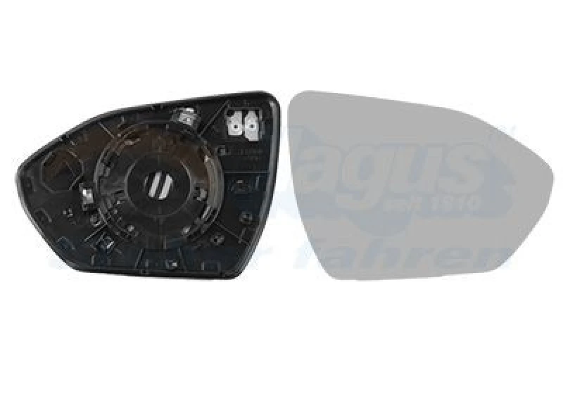 Image of VAN WEZEL Wing mirror glass VAN WEZEL 8296838