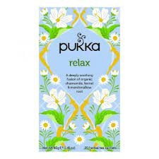 image of Pukka Relax Tea Pack of 20 Organic and Caffeine Free P5003