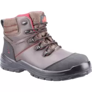 Image of Amblers Unisex Adult 308C Metal Free Leather Safety Boots (10 UK) (Brown)