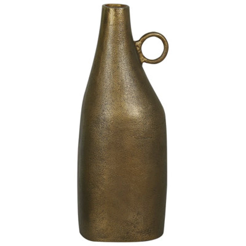 Image of Beliani Decorative Vase Sambhar Metal 46cm Brass