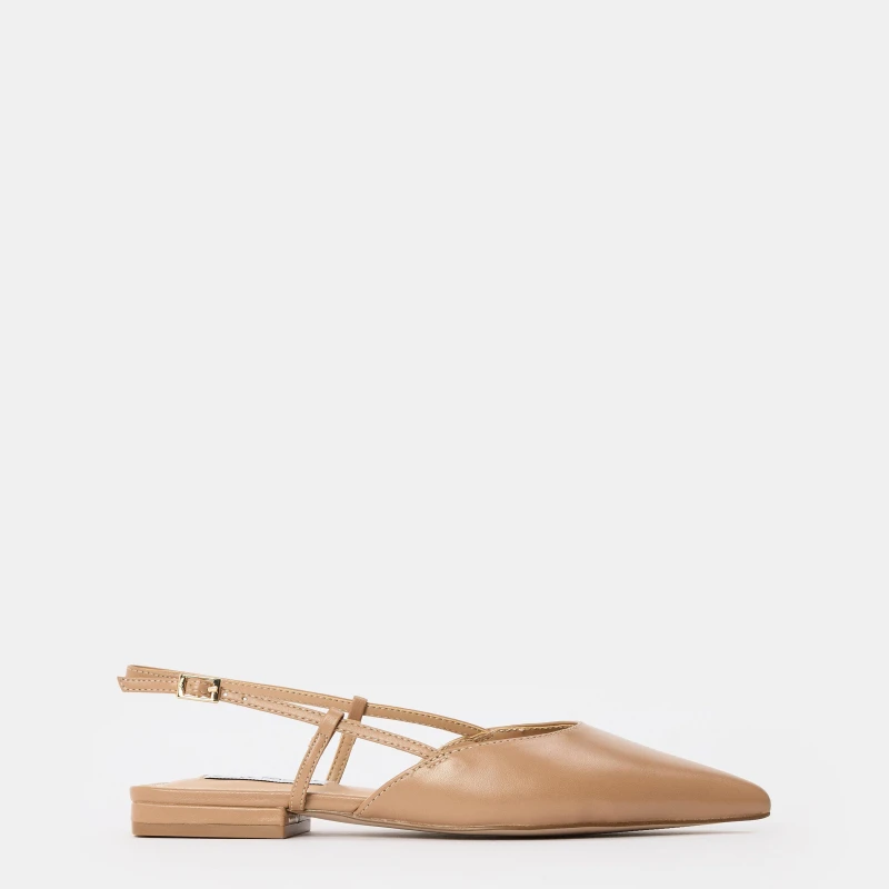 Image of Steve Madden Womens Spencer Flat Sandals Tan Lthr female 3 (36)
