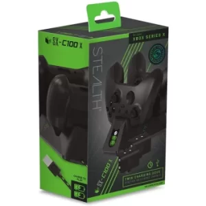 image of Stealth SX-C100 X Twin Charging Dock Black for Xbox Series X