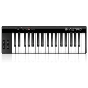 image of IK Multimedia iRig 37 Pro Standard Keys MIDI Keyboard Controller for Mac/PC with USB Cable