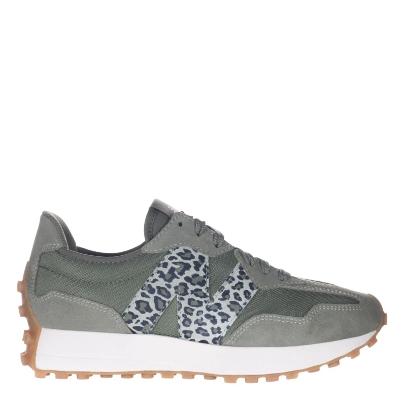 Image of New Balance 327 Olive Leopard female 4 (36.5)