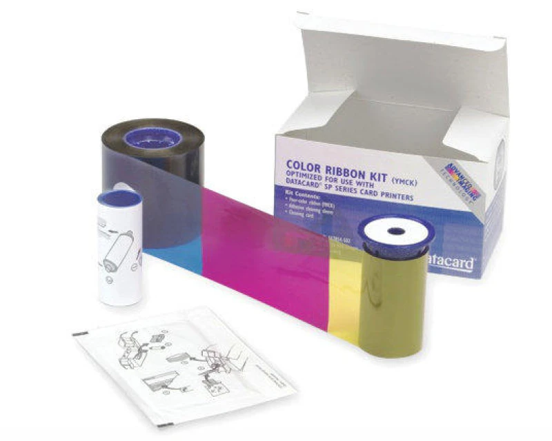 Image of DataCard YMCKT Colour Ribbon for SD range. 534700-004-R010 (500 prints