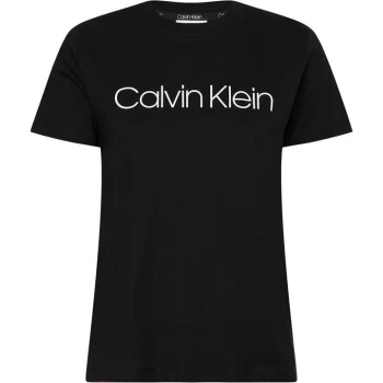 Image of Calvin Klein Core Logo Boxy T-Shirt - CK Black