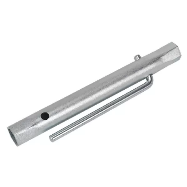 Image of Sealey MS157 Double End Long Reach Spark Plug Box Spanner 16/18mm with T-Bar