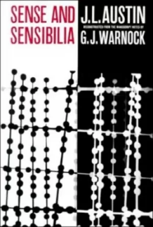 Image of Sense and sensibilia by J. L Austin