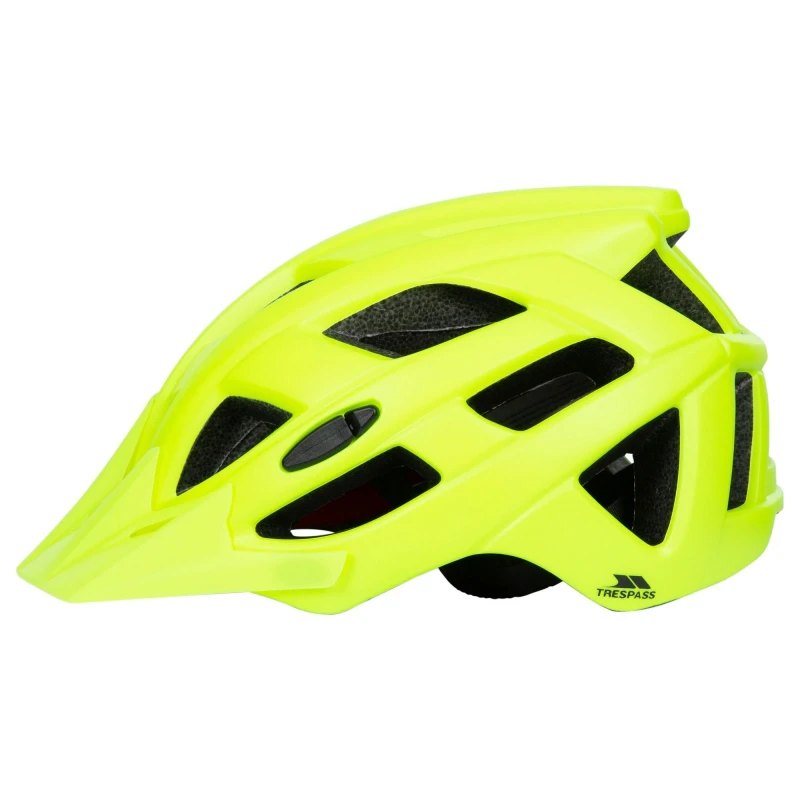 Image of Trespass Trespass Zrpokit Cycle Helmet in Bright Yellow Size: Medium Bright Yellow M Unisex 5059958469082