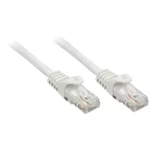 image of LINDY 48161 RJ45 Network cable, patch cable CAT 6 U/UTP 0.50 m Grey