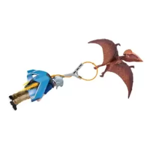 Image of SCHLEICH Dinosaur Jetpack Chase Toy Figure Set, Unisex, 4 to 10 Years, Multi-colour (41467)