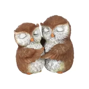 image of Birds of a Feather Owl Couple Ornament