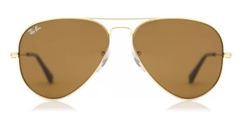 Image of Ray-Ban RB3025 Sunglasses Gold 001/33 55mm