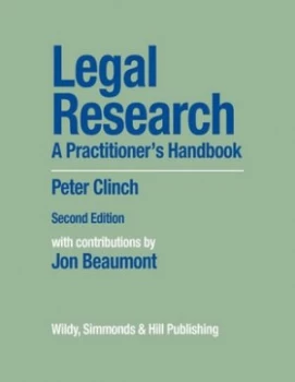 Image of Legal Research by Peter Clinch Hardback