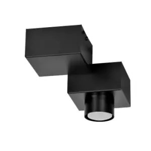 Image of Optix Black Surface Mounted Downlight 1x GU10