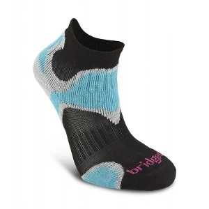 image of Bridgedale Everyday Outdoors Coolmax Liner Twin Pack Mens Sock Grey Extra Large