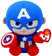 image of Captain America Marvel Beanie Babie