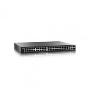 image of Cisco SG350-52MP Managed L3 Gigabit Ethernet (10/100/1000) Black 1U Power over Ethernet (PoE)