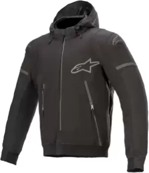 image of Alpinestars Sektor V2 Motorcycle Hoodie, black, Size 2XL, black, Size 2XL