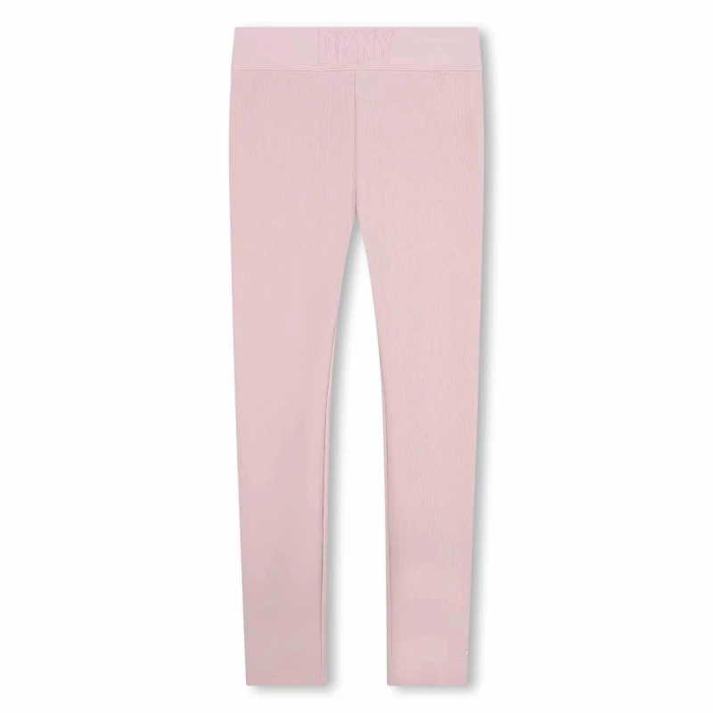 Image of DKNY Jersey Leggings Juniors - Pink Pink 16 Years