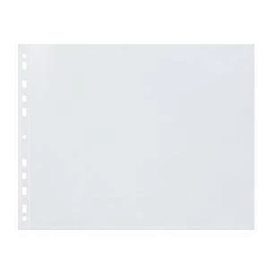 image of Elba A3 Punched Pocket Polypropylene Top opening 120 Micron Landscape Clear Pack 25