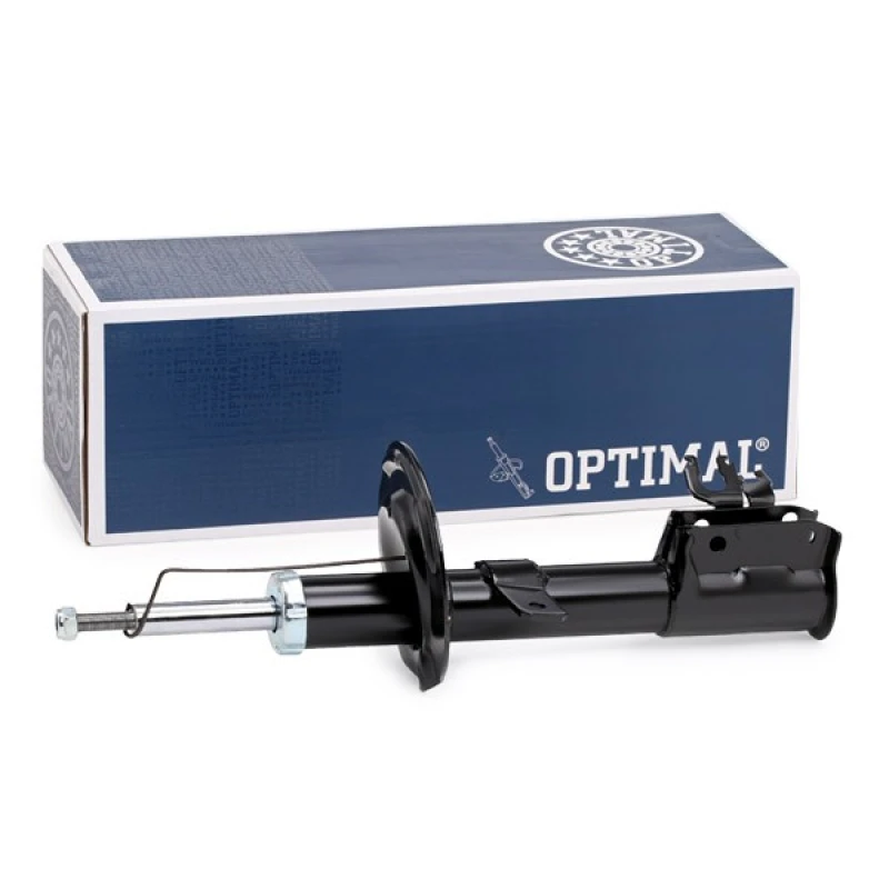 Image of OPTIMAL A-3189GL Shock absorber Front Axle Left, Gas Pressure, Twin-Tube, Suspension Strut, Bottom Clamp Shock Absorber (854)
