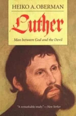 Image of luther man between god and the devil