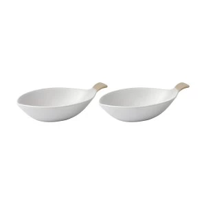 Image of Royal Doulton Ellen DeGeneres 2 Large Ceramic Fish Bowls 20cm
