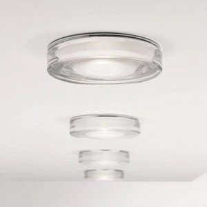 image of 1 Light Bathroom Ceiling Downlight Polished Chrome IP65, GU10