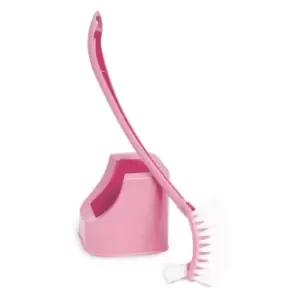 image of Haven Long Handle Toilet Brush- Pink