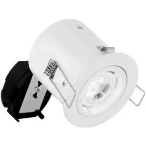 image of Aurora Adjustable IP20 GU10 Non-Integrated Downlight Satin Nickel- AU-DLM902SN