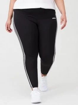 Image of adidas Plus D2M Tight - Black, Size 1X, Women