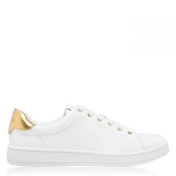 Image of Calvin Klein Trainers - White/Gold