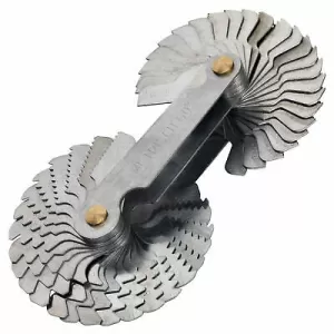 Image of Genuine SEALEY AK73SPG Screw Pitch Gauge Set 52pc BSW/Metric