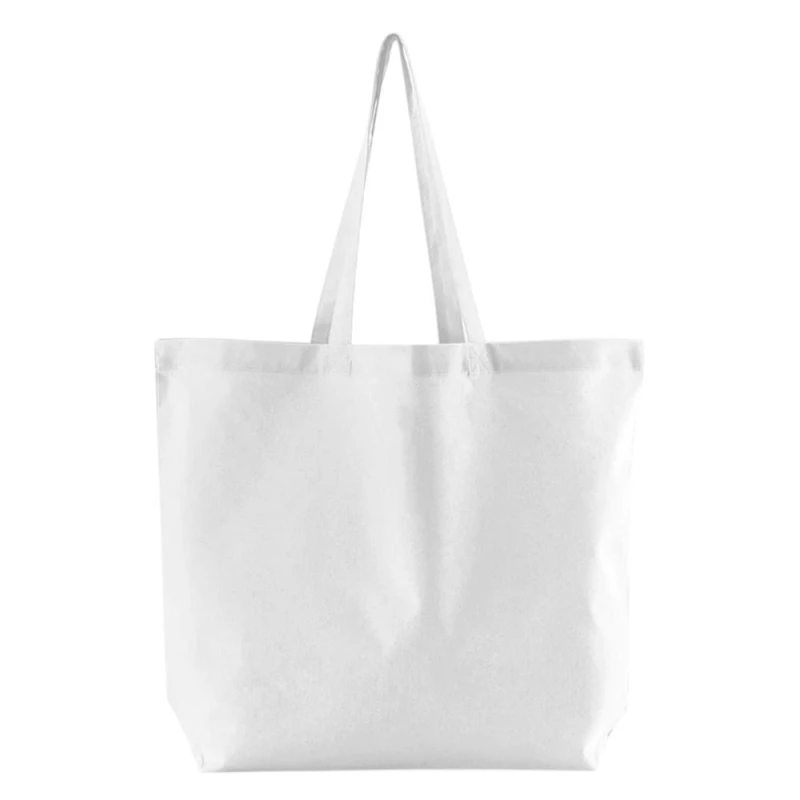 Image of Westford Mill Womens InCo Bag For Life Cotton Maxi Tote Bag in White White Female