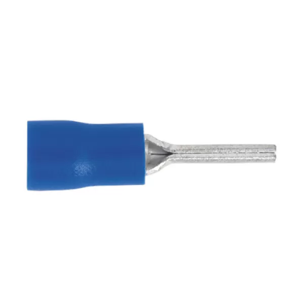Image of Genuine SEALEY BT18 Easy-Entry Pin Terminal 12 x Ø1.9mm Blue Pack of 100