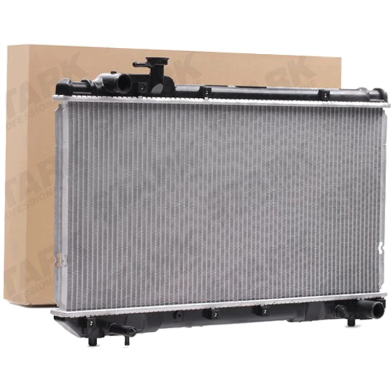 Image of STARK SKRD-0120735 Engine radiator Manual Transmission, Plastic Aluminium, Plastic Radiator,engine cooling (470)