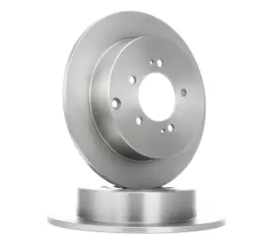 Image of RIDEX Brake disc PEUGEOT,CITROEN,MITSUBISHI 82B0405 1611500480,1611667880,424961 Brake rotor,Brake discs,Brake rotors 424962,4249F4,4615A035,4615A192