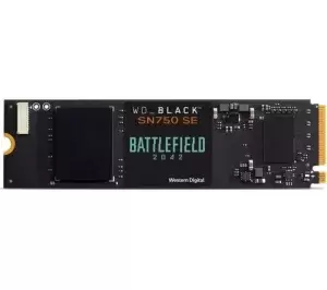 image of Western Digital 1TB WD_BLACK SN750SE Battlefield 2042 Edition NVMe M.2 SSD Drive