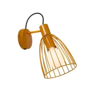 Image of Macarons Retro Wall Light - 1xE27 - Ocher Yellow