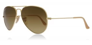 Ray-Ban RB3025 Sunglasses Gold Matte 112/M2 Polariserade 55mm