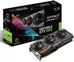 Image of Asus ROG Strix GeForce GTX1060 6GB GDDR5 Graphics Card