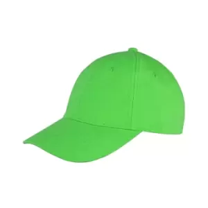 Image of Result Unisex Core Memphis 6 Panel Baseball Cap (Pack of 2) (One Size) (Lime)