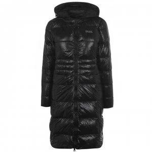 Image of Lonsdale Shiny Parka Jacket Ladies - Black