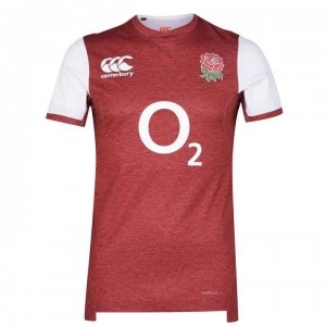 Image of Canterbury England Drill Top Mens - Red