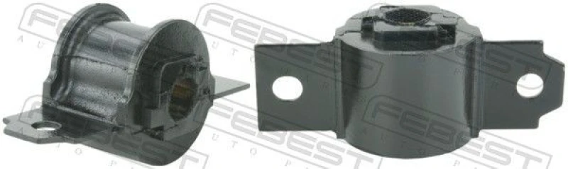 Image of FEBEST TSB-AWL10R-KIT Stabilizer Bushes Rear Axle both sides Anti-roll Bar Bush Kit (1334)