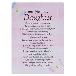 Image of Graveside Memorial Cards - Precious Daughter